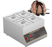 PioMue Temperacioccolato da 500 W, fonditore di Cioccolato Professionale con Controllo Digitale, apparecchio Elettrico per fondere/Riscaldare Il Cioccolato alla Perfezione. Four-Cylinder