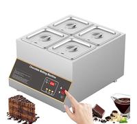 PioMue Temperacioccolato Elettrico da 500 W, Fusione del Cioccolato da 0 a 85 °C, Ideale per cioccolaterie, panifici, ristoranti e Uso Domestico. Four-Cylinder