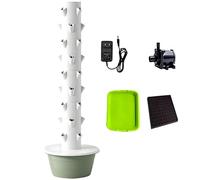 PioMue Torre -idroponica, Kit Completo per Torre -idroponica, Torre -idroponica Verticale per Esterni, Agricoltura Verticale, Kit per Coltivazione -idroponica Smart Garden NoLight-20.5 * 65.0in