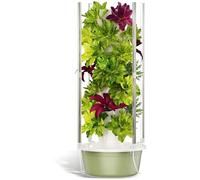 PioMue Torre -idroponica per Interni/Esterni, Giardino Intelligente per Erbe aromatiche, Frutta e Verdura, Kit di Coltivazione aeroponica Verticale con Timer Intelligente WithLight-20.5 * 41.3in