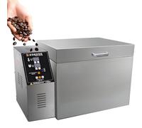 PioMue Tostatrice elettrica per Chicchi di caffè, Macchina per tostare Chicchi di caffè in Acciaio Inossidabile, Temperatura Regolabile per la Cottura di caffè, Castagne, Arachidi, Cereali Type10