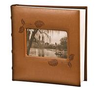 Pioneer - Album fotografico in similpelle con cornice in rilievo, colore: Marrone