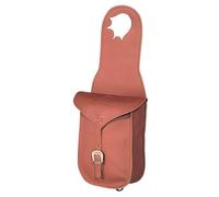 PIONEER Bisacce Cavallo - Borsa da Sella in Cuoio per Equitazione - Ideali per Trekking e Gite a Cavallo - Design Posteriore a Banana - Resistente e Confortevole - Tabacco