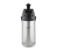 Pioneer Flasks Fiaschetta per eventi in acciaio inox Airpot per conferenze, 1,9 litri, SS19HC/tè, argento