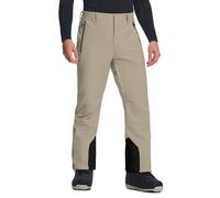 Pioneer Camp Pantaloni da neve da uomo 15000+MM H2O impermeabili, da snowboard, antivento, in softshell, termici, da sci, per uomini, con paraneve, cachi, XL