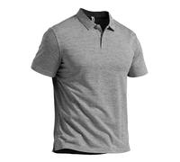 Pioneer Camp Polo Uomo Manica Corta con Tessuto Traspirante e Anti-UV, Maglia da Uomo con Collo Classico e Bottoni, Modello Aderente, Ideale per Sport e Casual