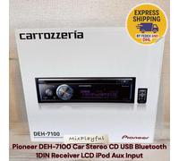 Pioneer Carrozzeria DEH-7100 Car Audio 1DIN CD USB Bluetooth Grande Display LCD