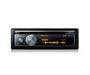 Pioneer DEH-X8700DAB-AN, autoradio 1 DIN, sintonizzatore CD con FM e DAB+, Bluetooth, MP3, ingresso USB e AUX, illuminazione RGB, Bluetooth, app Smart Sync, equalizzatore a 5 bande, con antenna DAB