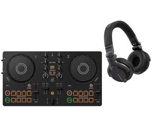 Pioneer DJ AlphaTheta Pack DDJ-FLX2 con Cuffie, DDJ-FLX2 + HDJ-CUE1