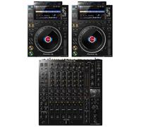 Pioneer Dj CDJ-3000 COPPIA Multilettore Multiplayer Pro Dj + DJM-V10 Mixer DJ