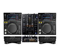 Pioneer Dj XDJ-700 Coppia Compact DJ Multiplayer + DJM-450 Mixer Dj 2 Canali