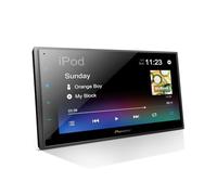 Pioneer DMH-130BT 6.8" Resistive Touchscreen, Double Din - Bluetooth, Backup Camera, USB, FLAC, AM/FM Radio, Short Chassis, 50W x 4 Output, Steering Wheel Input