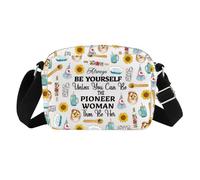 Pioneer Gift - Borsa a tracolla con scritta "Be The Pioneer Woman Then Be Her Woman", idea regalo per chef, Pioneer Donna Hb