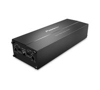 Pioneer GM-DX104 amplificatore a 4 canali ultra-compatto Class-D (Hi-Res Audio, 400 W), ponticellabile, compatibile con radio OEM e veicoli elettrici, installazione compatta nel cruscotto