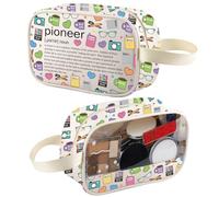 Pioneer Jw Gift Pioneer, trousse per la scuola, idea regalo per testimoni di Geova Jw, borsa da toeletta da viaggio, organizer per cosmetici, Pioneer Tm2, alla moda