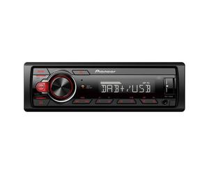 Pioneer MVH-130DABAN Nero Rosso 1 DIN 200 W 4.0 canali 50 W 4 ? AAC FLAC MP3 WAV