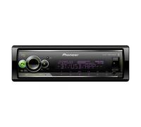 Pioneer MVH-S520BT, Autoradio 1DIN, rossa, navigazione del menù in tedesco, Bluetooth, USB, entrata AUX, controllo diretto da iPod/iPhone, vivavoce, Smart Sync