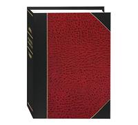 Pioneer Photo Album 50-Pocket Rosso e Nero Stile Libro in Similpelle di Album per Foto, 5 da 17,8 cm Stampe