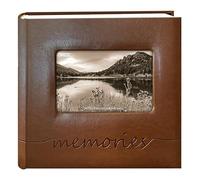 Pioneer Photo Albums Album fotografico con copertina in rilievo "memories" con 200 tasche per foto da 10 x 15 cm, marrone