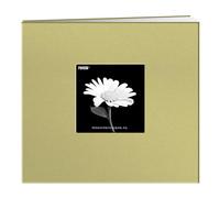 Pioneer Photo Albums Book Cloth Cover Post Bound Album 8"X8"-Soft Yellow