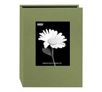 Pioneer Photo DA-57CBF/SG - Album per 24 Tasche con Cornice per Stampe da 15,5 x 19,5 cm, Tessuto Verde Salvia
