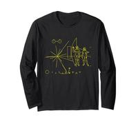 Pioneer Plaque from Earth & Mankind to Aliens Maglia a Manica