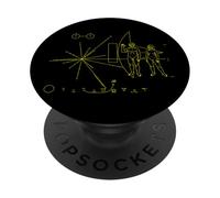 Pioneer Plaque From Earth & Mankind to Aliens PopSockets PopGrip Adesivo