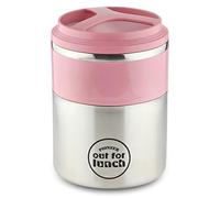 Pioneer - Portapranzo termico sottovuoto a 2 scomparti rosa - NUOVO