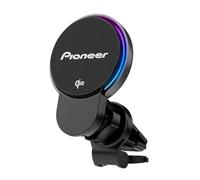 PIONEER SDA-SC600 Supporto Magnetico Qi2 per Smartphone con Ricarica Wireless Fino a 15W, Illuminazione RGB, Supporto per Bocchetta dell’Aria, Compatibile MagSafe