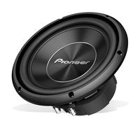 PIONEER Subwoofer TS-A250D4 con doppia bobina per installazione in custodia (1.300 W), membrana IMPP da 25 cm/10", per un suono potente, potenza di uscita continua 400 W, nero