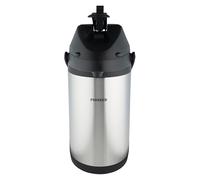 Pioneer Flasks Airpot in acciaio inox, per acqua calda e fredda, per tè, caffè, conferenze, eventi, 5 litri, SS50HC, argento