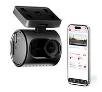 Pioneer VREC-H120SC - Telecamera da cruscotto compatta, discreta risoluzione 1,5 K per auto con rilevamento degli impatti, copertura grandangolare a 120 gradi, WiFi integrato, app Companion, USB-C