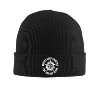 PIORUJK 1pc Supernatural Beanie Cappelli Continuare A Combattere Vintage Caps Adulto Unisex KPOP Cappello A Maglia Autunno Inverno Grafico Berretto Elastico