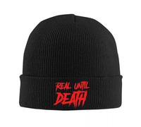 PIORUJK 2025 Reale Fino alla Morte Cappello Autunno Inverno Skullies Berretti Sci Reale Hasta La Muerte Anuel AA cap Unisex Acrilico Lavorato A Maglia Caps
