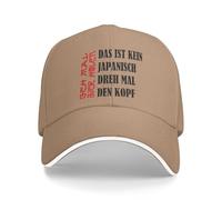 PIORUJK Arrivo Cappelli da Baseball Questo Non È Giapponese Gira La Testa per Gli Uomini delle Donne Trucker cap Classico Snapback Cappello Regalo