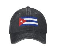 PIORUJK Bandiera Personalizzata in Cotone di Cuba Berretto da Baseball Hip Hop Uomo Donna Regolabile Cappello da papà Estate