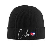PIORUJK Cuba Cuore Orgoglio Bandiera Cubana Cappello Lavorato A Maglia Berretti Autunno Inverno Cappello Caldo Acrilico Caps Uomini Donne