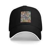 PIORUJK Divertente Italiano Brainrot Memes Compilation Berretto da Baseball Unisex Uomo Trucker Cappello Estivo Montato retrò Sport Berretti da Baseball