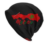 PIORUJK Il Sahara è Marocchino Skullies Berretti Cappelli Bandiera Marocco Vintage Unisex Ski Caps Caldo Cofano a Doppio Uso