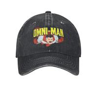 PIORUJK Invincibile Animato Omni-Man Berretto da Baseball retrò Distressed Denim Anime Sun cap Unisex Outdoor Running Golf Cappello Regolabile