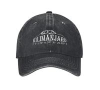 PIORUJK Kilimanjaro Mountain Nature Baseball cap Unisex Distressed Cotton Snapback cap Outdoor Africa Outdoor Outdoor Cappello Morbido Non Strutturato