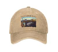PIORUJK La persistenza della Memoria Salvador Dali Berretto da Baseball Casual Distressed Denim Art Snapback Outdoor Tutte Le Stagioni Cappello Regolabile
