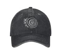 PIORUJK La Vita Vintage è strana conseguenze Berretti da Baseball Uomini Donne Distressed Denim Sole cap Anime Gioco all'aperto Cappello Morbido Non Strutturato