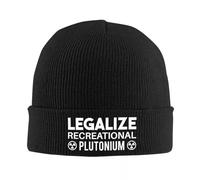 PIORUJK Legalizzare Ricreativo Plutonio Ritorno al Futuro Cappelli Lavorati A Maglia Bianchi qualità Caldo Y2K Copricapo Unisex Cappelli Lavorati A Maglia