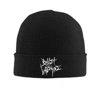 PIORUJK Logo Bianco Proiettile per Il Mio San Valentino Beanie Cappelli Berretti Carini Uomini Donne Cappello a Maglia all'aperto Modello Primaverile Testa Avvolgere Beanie Cappello