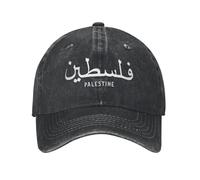 PIORUJK Palestina Berretto da Baseball Sole Lettera Palestinese Sport all'Aria Aperta Lavato Hip Hop Cappelli da Uomo Cool Design Cappelli da Baseball