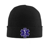 PIORUJK Paramedico Stella della Vita Cappelli Lavorati A Maglia da Donna Skullies Berretti Autunno Inverno Cappello Acrilico EMT Emergenza Hip Hop Melone cap