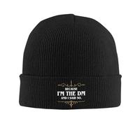 PIORUJK perché Sono Il Maestro Cappello Lavorato a Maglia per Le Donne degli Uomini Skullies Berretti Autunno Inverno Cappello Acrilico Dungeon E Dragon Hip Hop cap