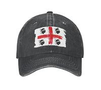 PIORUJK Personalizzato Punk Cotone Italia Sardegna Stemma Berretto da Baseball Uomo Donna Regolabile Bandiera Sardegna Quattro Mori Cappello papà All'aperto