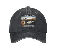 PIORUJK Salvador Dali Museo di Berretto da Baseball Moderno Vintage Distressed Lavato Memory Art Sun cap Unisex Outdoor Workouts Cappello Regolabile